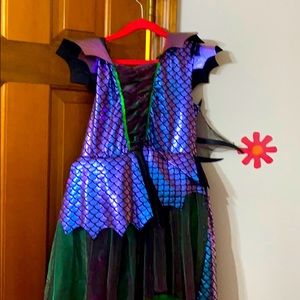 Girls dress up dragon dress